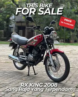 Yamaha RX King 2008 Merah Peredam