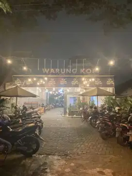 Rumah Plus Cafe Aktif Poros Jalan Raya Dekat Pintu Keluar Masuk Toll