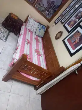 Bangku santai kayu jati