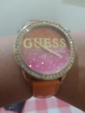 Jam tangan guess model kulit