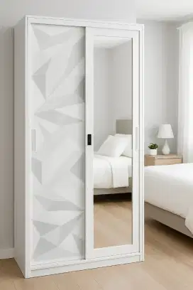 Lemari besi pintu sleding lemari baju lemari kos