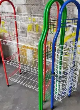 Rak plastik tebal siap antar surabaya