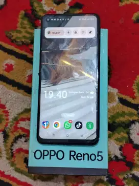 Oppo Reno 5 ram 8/128 GB fullset