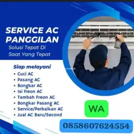 Jasa servis AC dan pemasangaan