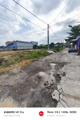 TANAH 6 ARE PURA DEMAK JLN 8 METER HOTMIX