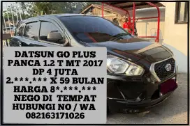 DATSUN GO PLUS PANCA 1.2 T MT 2017 DP 4 JUTA