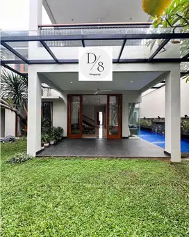 Jual Rumah Modern KEMANG. LT.468/LB.480. 4BR. 5Bath. Harga 18,5M!