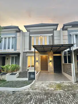 Rumah Modern Minimalis 2 Lantai Cuma 1km Ke Stasiun Cilebut