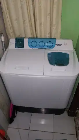 Mesin cuci 2 tabung Denpoo DW-898 W