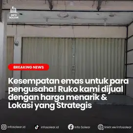 Dijual Ruko Ditaman adiyasa