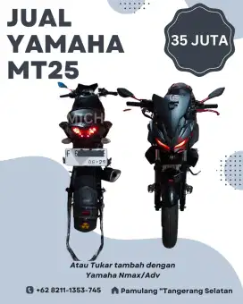 JUAL MT25 2019/TUKAR TAMBAH SAMA NMAX