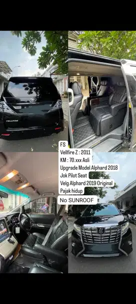 Toyota Vellfire 2011 Bensin