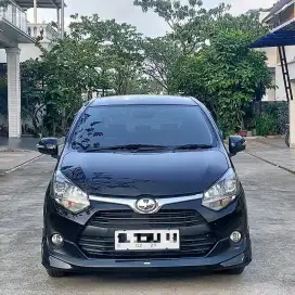 (ODO 40 RB) RECORD TOYOTA NEW AGYA 1.2 TRD S AUTOMATIC 2019 BLACK MICA