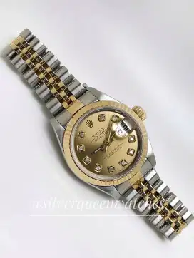 Rolex ladies Datejust Champagne Diamond