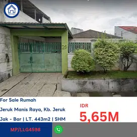 Rumah Jeruk Manis Raya, kebon jeruk jakarta. Sangat murah