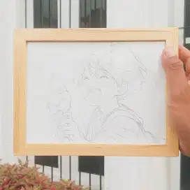 Light Art Frame | Ice Cream Boy | Pigura