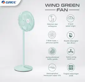 GREE Wind Green Fan - GCF-14iGN | Kipas Angin Gree 14 Inch