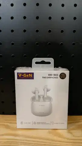 Earphone V-GeN TWS VH-S03 Wireless ENC Type C Bluetooth Handsfree VGEN