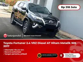 [ TANGAN PERTAMA ] Toyota Fortuner 2.4 VRZ Diesel AT Hitam 2017 2018
