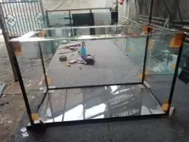 Aquarium 120x50x50 kaca 8 Mili