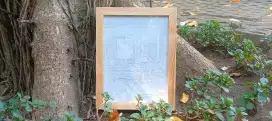 Light Art Frame | Cat House | Pigura