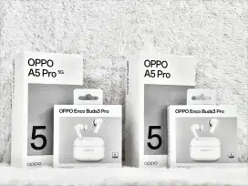 Oppo A5 Pro 5G 16/256 New Segel Garansi Resmi Oppo Free Encobuds 3 Pro
