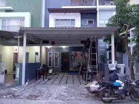 Kanopi besi, baja ringan alderon spandek pagar pintu besi gerbang dll