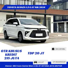 All New Avanza 1.5 G AT NIK 2024