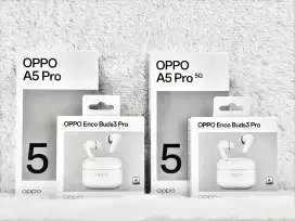 Oppo A5 Pro 5G 16/256 New Segel Garansi Resmi Oppo Free Encobuds 3 Pro