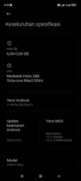 Redmi 10 ram 6/128 gb