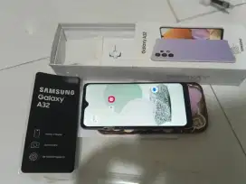 SAMSUNG A32 4G RAM 8/128 LILAC. PEMAKAIAN CEWE. ADA DU+CHARGER