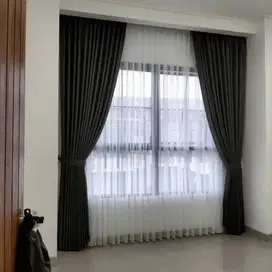Jual & Pasang Gorden Vitrase Wallpaper Roller Blinds Korden Gordeng