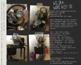 Mesin panggang kopi william