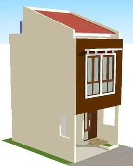 Rumah 2 lantai cash kpr 550 jutaan  jakarta timur