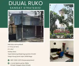 Ruko Kuliner Dijual – Dekat Alun-Alun & Masjid Agung Kota!
