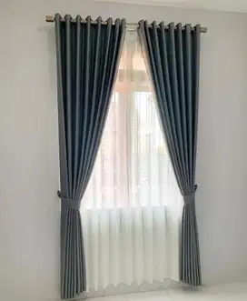 Jual & Pasang Gorden Vitrase Wallpaper Roller Blinds Korden Gordeng