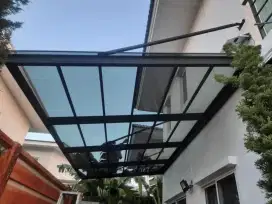 Canopy pagar rumah minimalis modern idaman cantik mewah murah