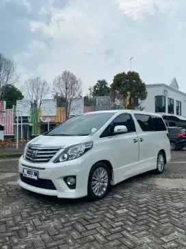 Toyota Alphard S 2.4AT Audioless 2013 putih