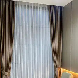 Jual & Pasang Gorden Vitrase Wallpaper Roller Blinds Korden Gordeng