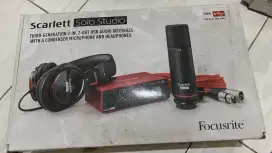 Soundcard Focusrite Scarlett Solo Studio