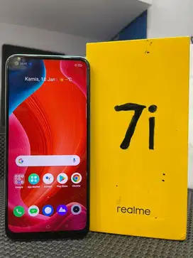 PROMO Realme 7i 8/128GB Polar Blue Second Komplit