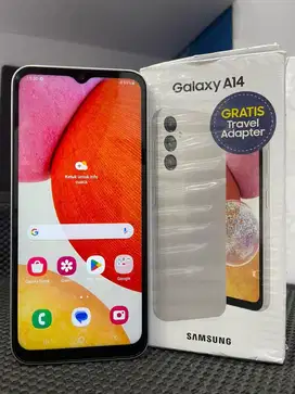 PROMO Samsung A14 6+6/128GB Silver Second Komplit Original