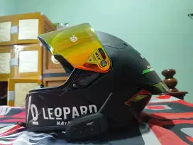 Helm Kyt Ttc Tt Course + intercom Ejeas V6 Pro