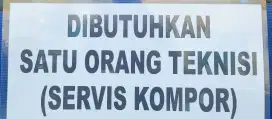 Lowongan kerja teknisi servis kompor