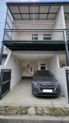 rumah minimalis industrial semi furnish antapani ters jakarta terminal