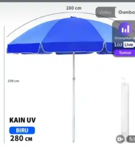 Dua payung untuk jualan
