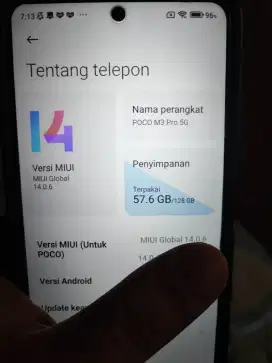 Xiaomi Poco M3 5G pro ram 6/128 mulus kayak baru