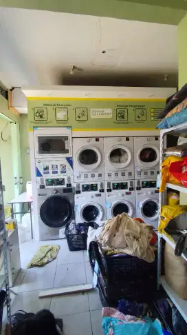 Dijual Usaha Laundry Koin dan Kiloan