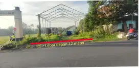 Tanah Luas 293m² Strategis pinggir Jln Diponegoro Sembego Maguwoharjo