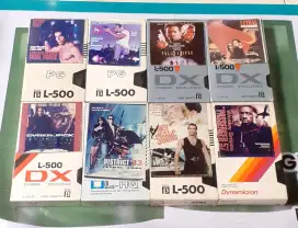 Jual cepat kaset film video BETAMAX (8 pcs)